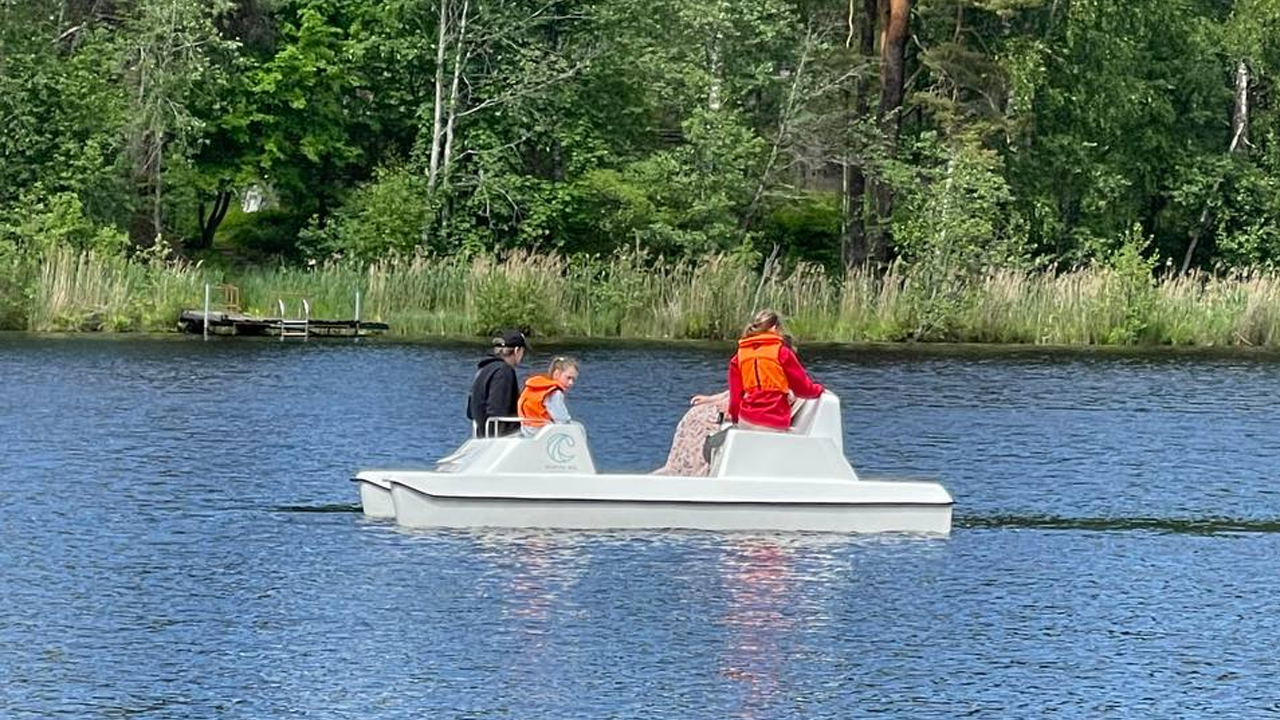 Электрокатамаран на 4-х